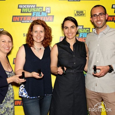 SXSW Interactive Innovation Awards 2016 ceremony finalist Nima by 6SensorLabs with Carla Borsoi, Heather Sliwinski, Shireen Yates and Steve Portela