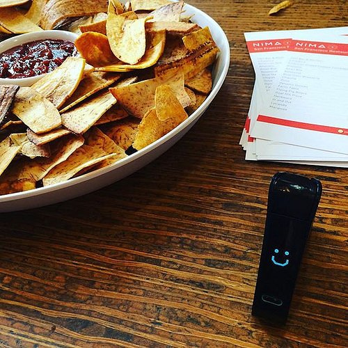 Nima event Pica Pica taro chips gluten free