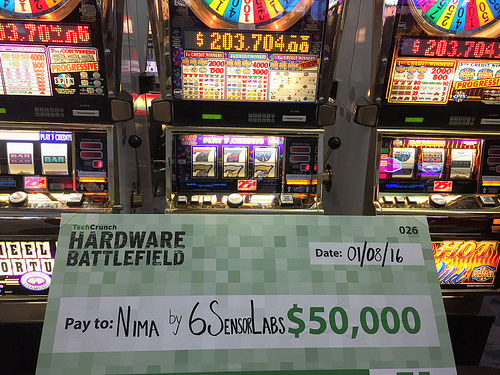 6SensorLabs TechCrunch Hardware Battlefield prize CES 2016