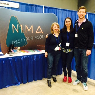 6SensorLabs team showing off Nima at GFFAFest